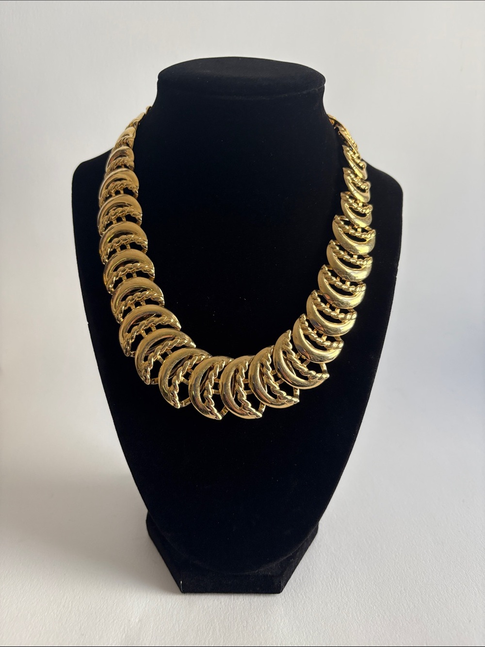 Gold Statement Link Necklace - Women Jewelry